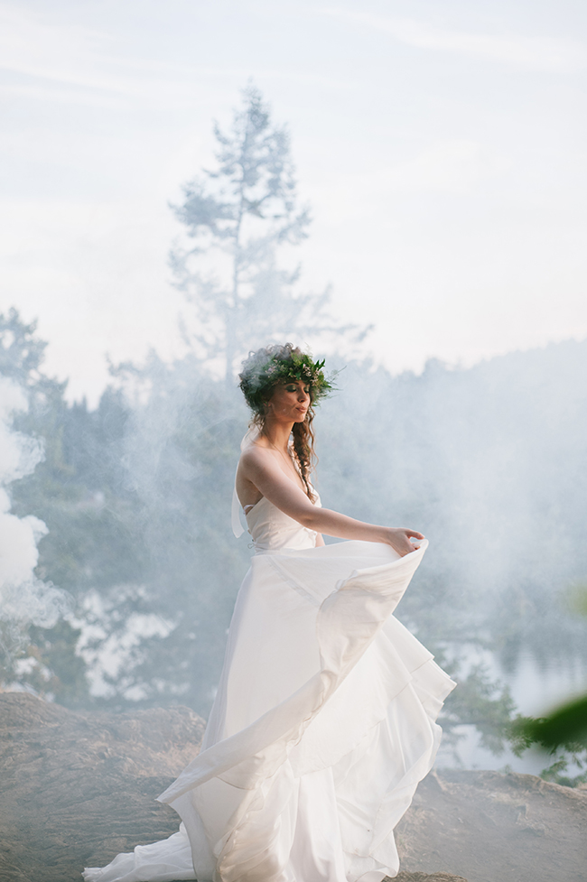 View of Bubby and Bean ::: Living Creatively: A Mystical, Magical Bridal Shoot