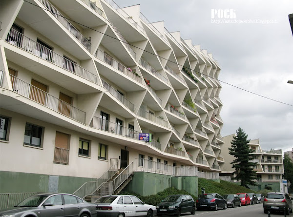 Rennes - Le Trimaran, rue Papu.  Architecte : Georges Maillols  Construction : 1977