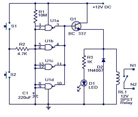 4011 Ic Circuit Diagram
