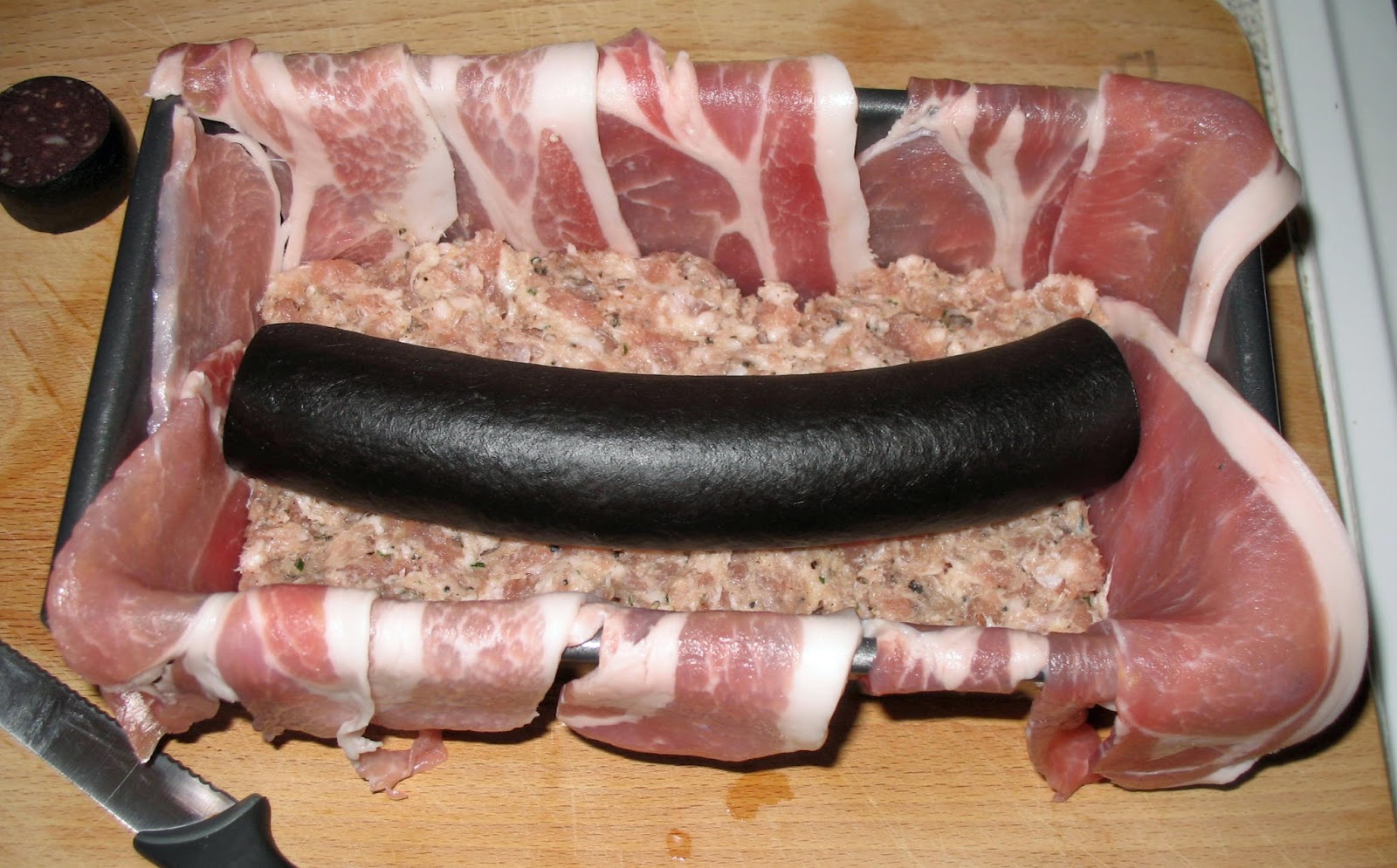 The Happy Housewife Sausage, Bacon and Black Pudding Terrine