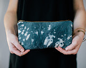 modern canvas dotted tote bag