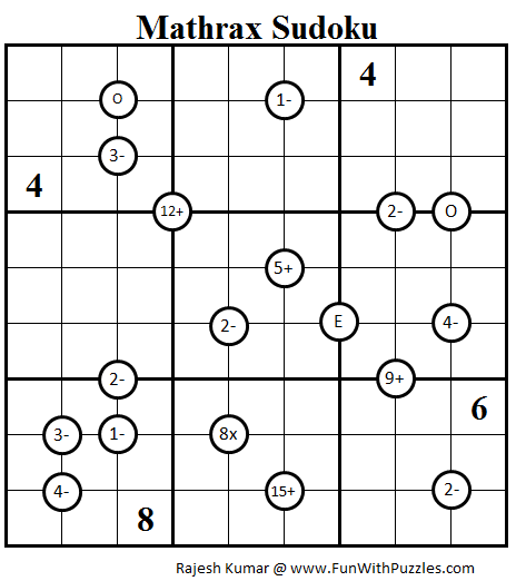 Mathrax Sudoku Daily Sudoku League 81 