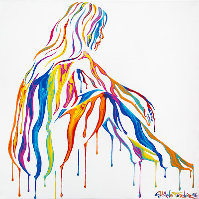 Paint Drip Umbrella Art Paint Drip Umbrella Art