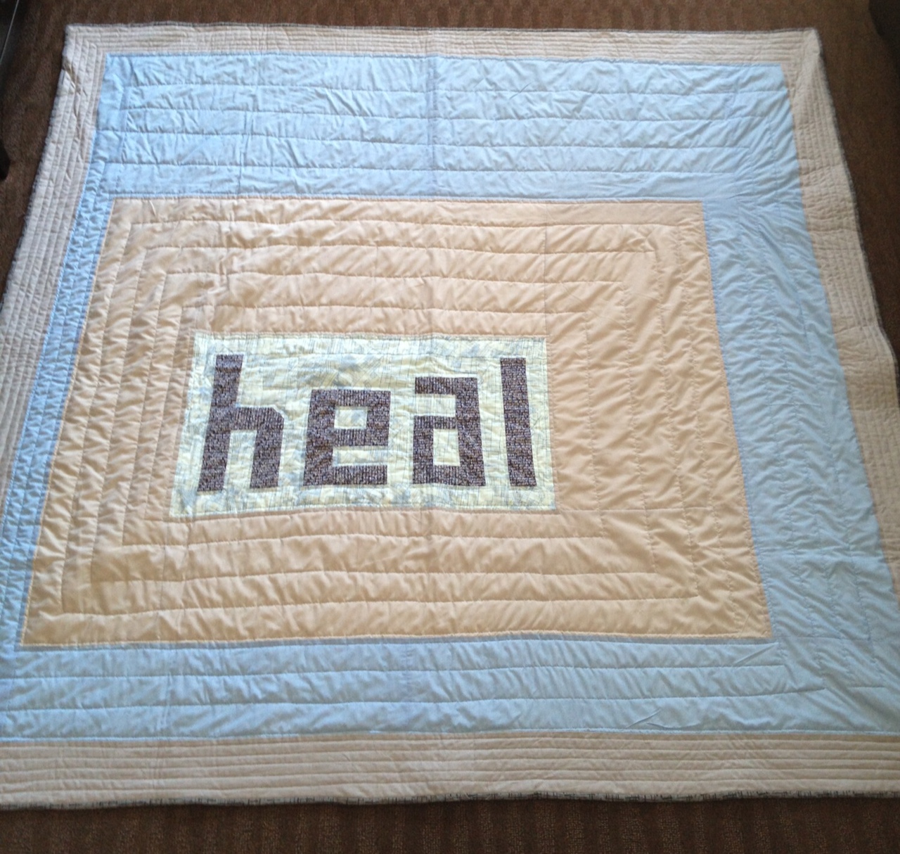 Libby Dibby Stuff Healing quilt for Dad