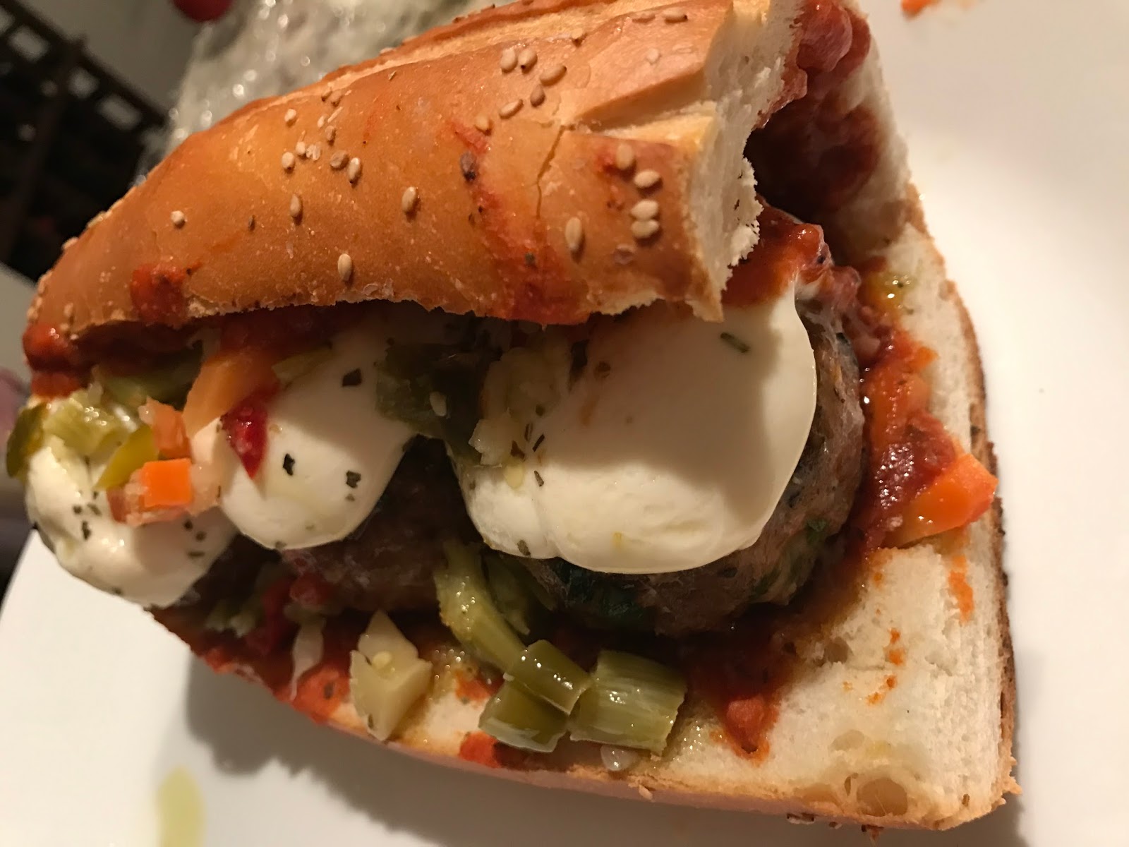 Chicago Meatball Sandwich