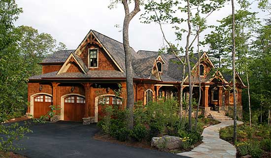  Luxury  House  Stunning Rustic  Craftsman  Home  Plan  House  