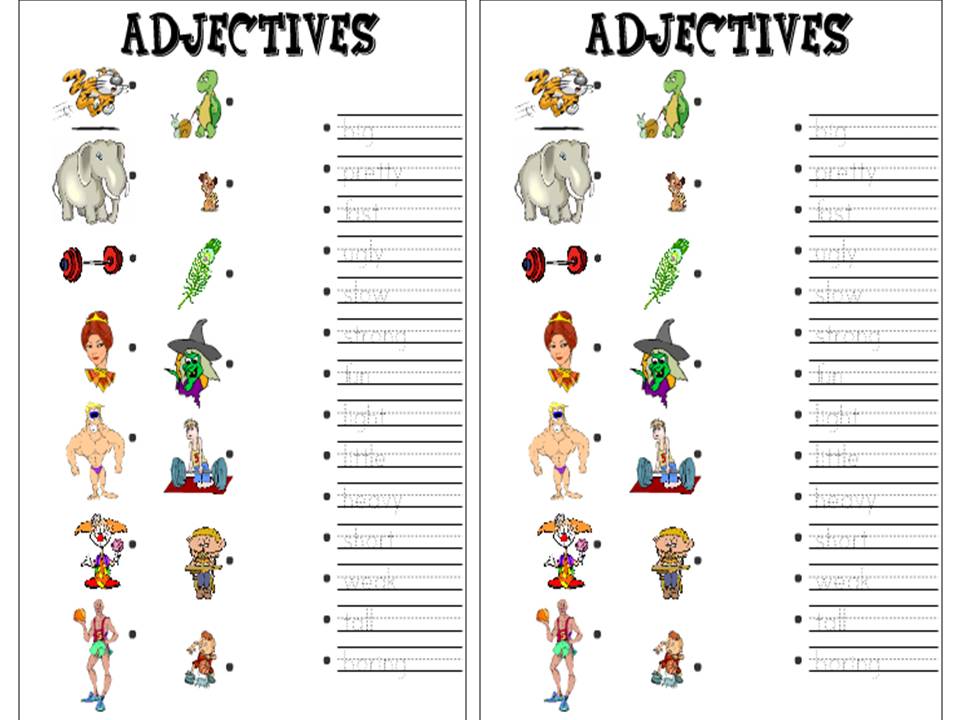 Atividades Com Adjetivos Em Ingles 8o Ano