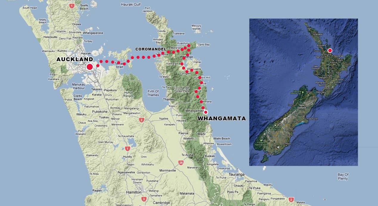 the bicycle diaries Whangamata, New Zealand 10,000 miles