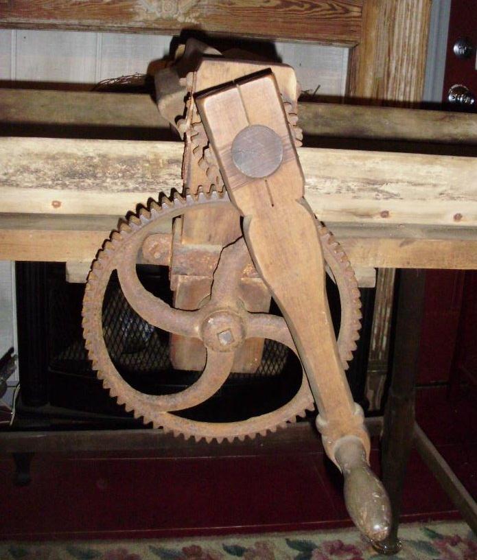 Log Cabin Antiques & Gifts Butter Worker's Table