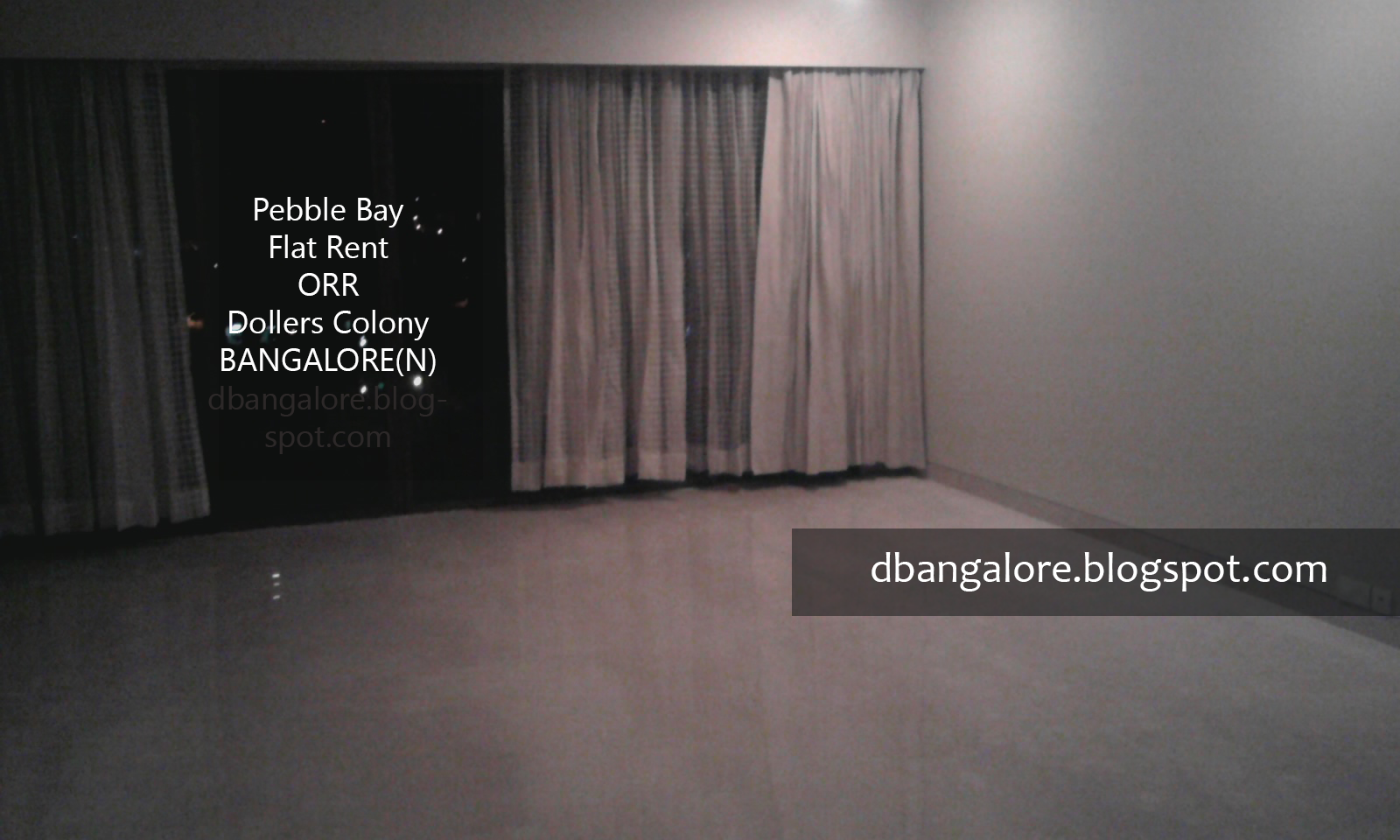 BANGALORE Villas Flats for Rent 3 BHK Apartments for Rent in V Raheja Pebble Bay,RMV 2nd