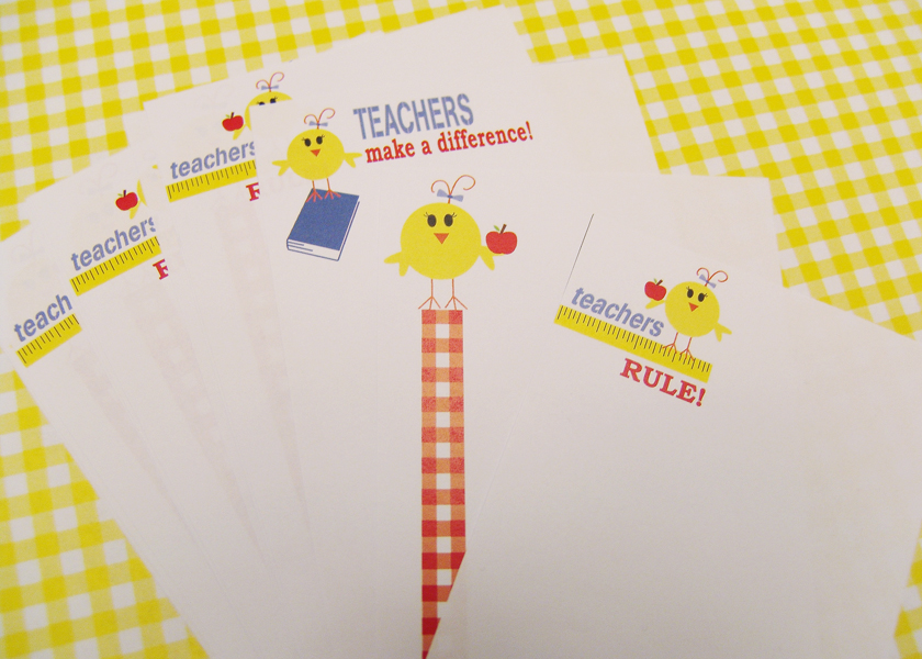 Eye Candy Creative Studio {50 OFF} Teacher Appreciation Stationery