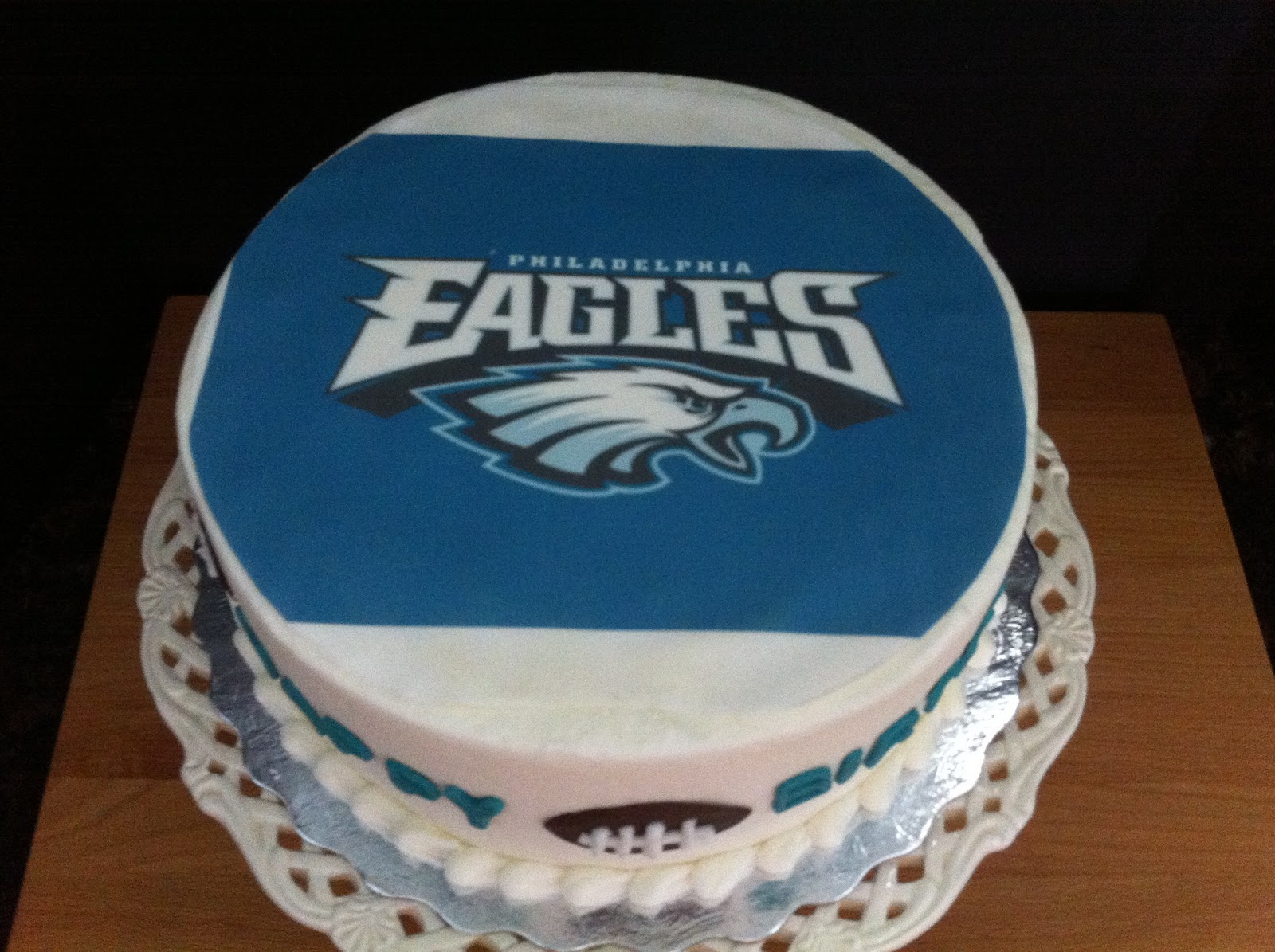 Philadelphia Eagles Birthday Cake.