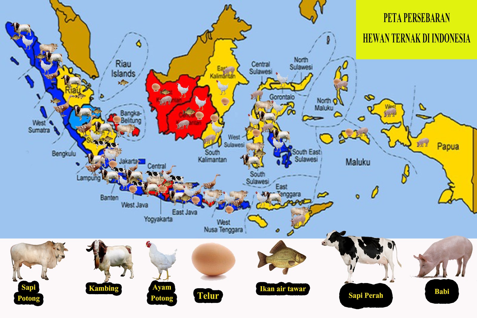 Makalah Peta Persebaran Hewan Ternak Di Indnesia