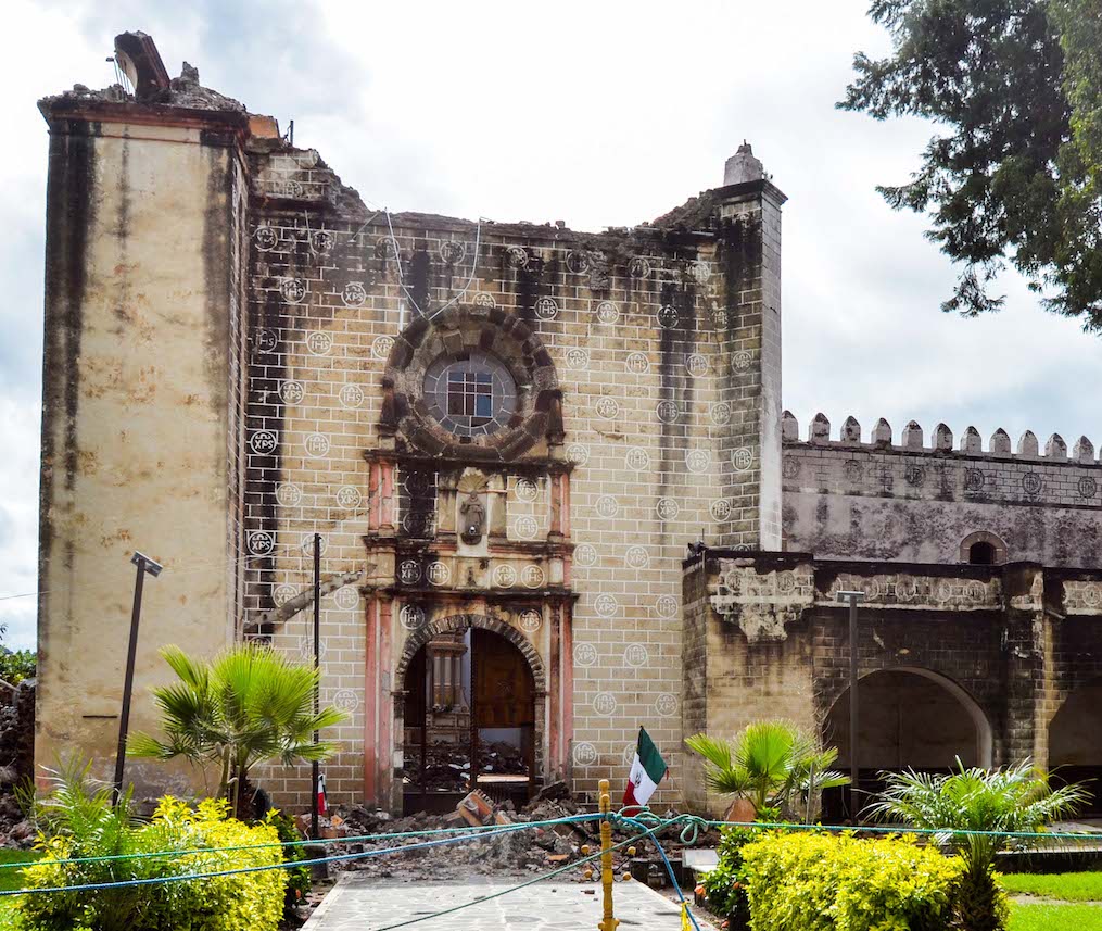 colonialmexico Mexico earthquake damage in Morelos — update
