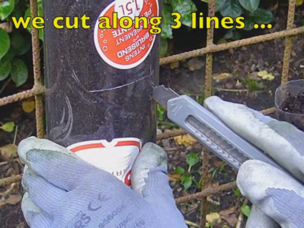 Building a bottle tower for Container Gardening - What's New