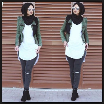 Trend busana hijab 2017 Trend busana hijab 2017