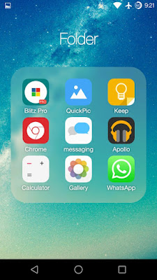 Os 9 Laucher Versi 3.5 APK (Launcher IOS Android) Cara Menjadikan Tampilan Android Seperti IOS 9