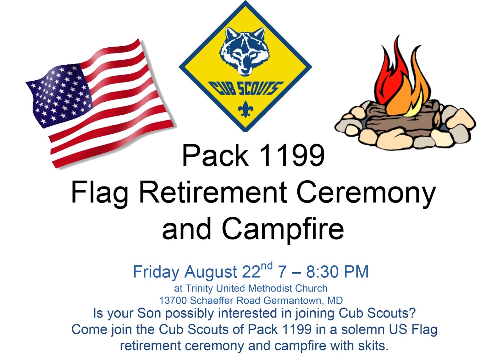 Cub Scout Flag Ceremony Printable