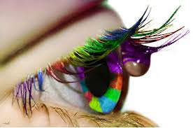 Colorful Eyelashes Eye Makeup