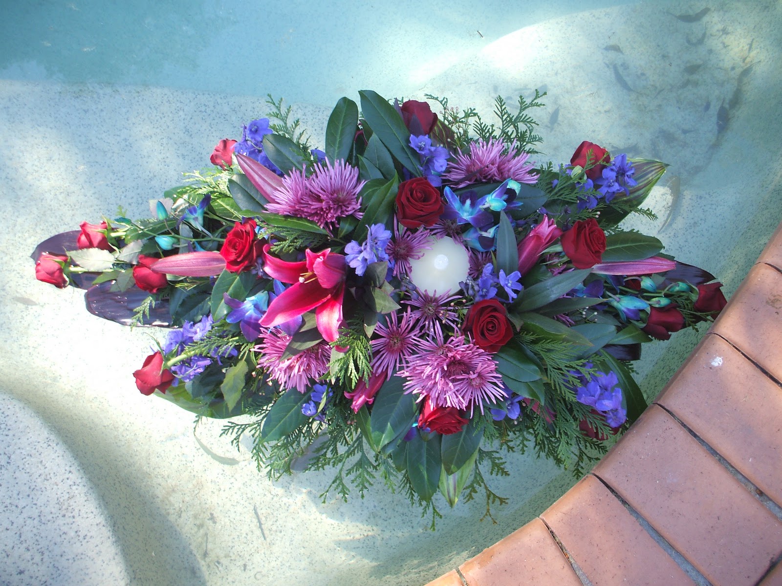 Wicked Stems How To Make a floating casket spray