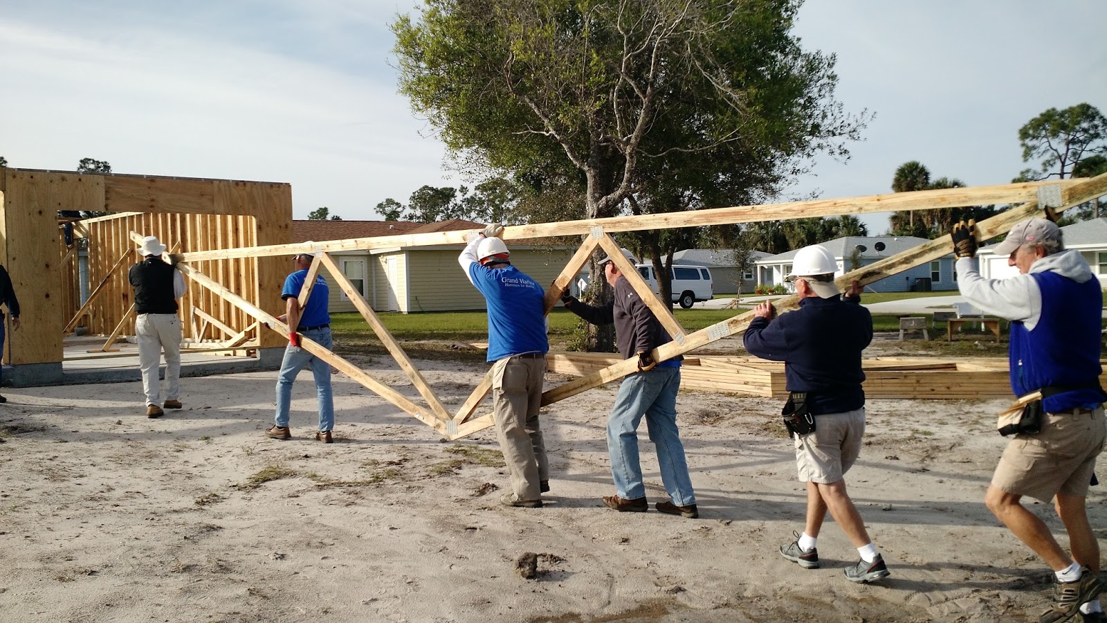 RVentures with Doug and Chris Habitat for Humanity Build 1 Vero Beach
