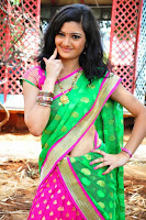 Pujitha Hot Photos in Saree TollywoodBlog.com