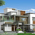 4 BHK box type modern home