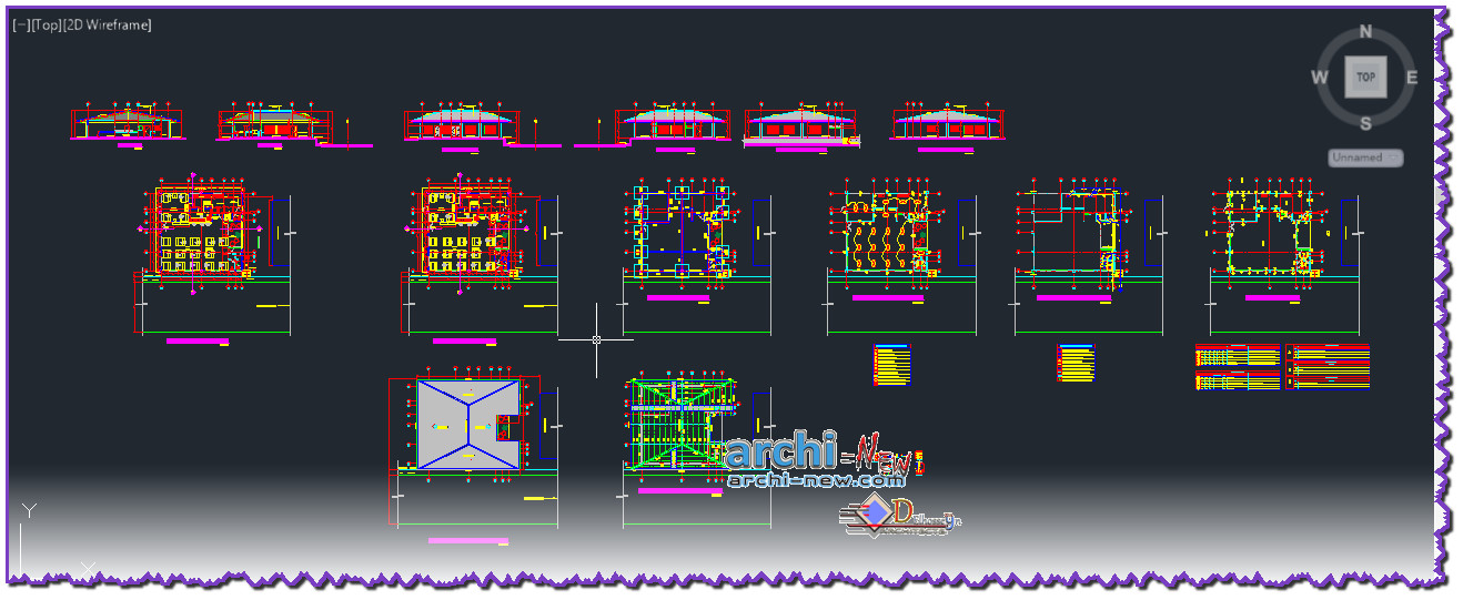 En) - Download AutoCAD DWG 2D file toAutoCAD PLANOS DE CAFETERIA coffee bar  for employees Archi-new - Free Dwg file Blocks Cad autocad architecture.  Archi-new 3D Dwg - Free Dwg file Blocks