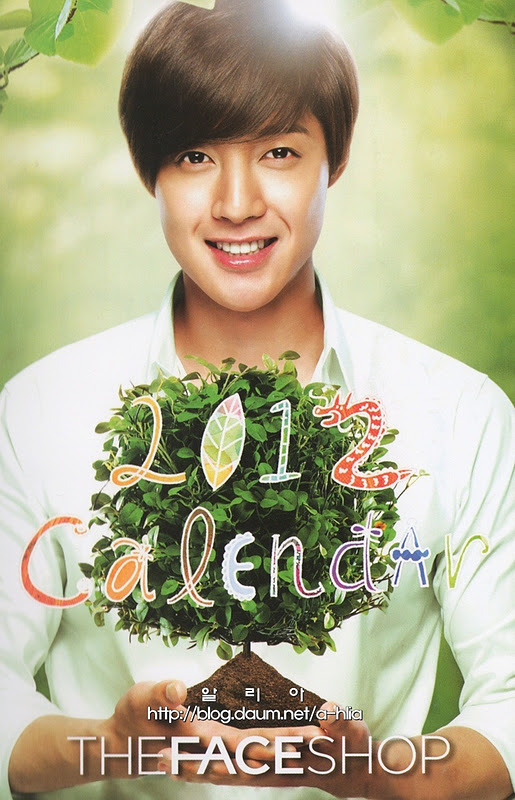 Kim Hyun Joong Now And Forever.. The Face Shop Calender Kim Hyun Joong