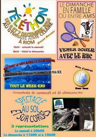 Téléthon 2014: Riom, 63 Téléthon 2014: Riom, 63