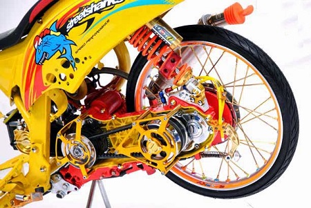 Honda scoopy terbaru 2018 Modifikasi Honda scoopy airbrush
