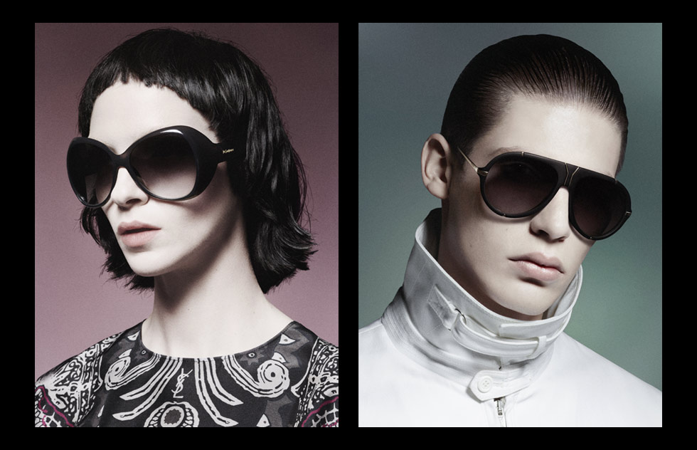 Sasha Pivovarova For Chanel Eyewear Sunglasses 2009 Fashion Print