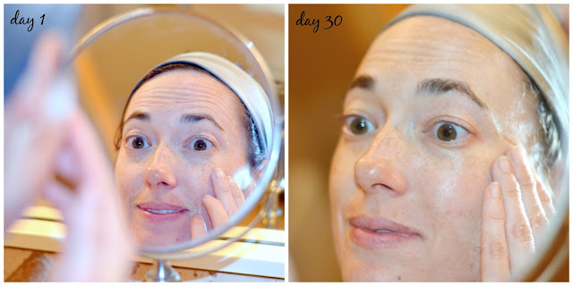 neutrogena, skin care, fine lines, wrinkles, even skin tone, before and after, side by side