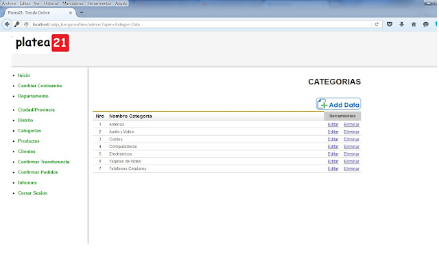 tienda online php admin tienda online php admin ecommerce
