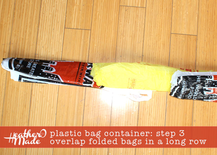 Heather O Made Plastic Bag Container