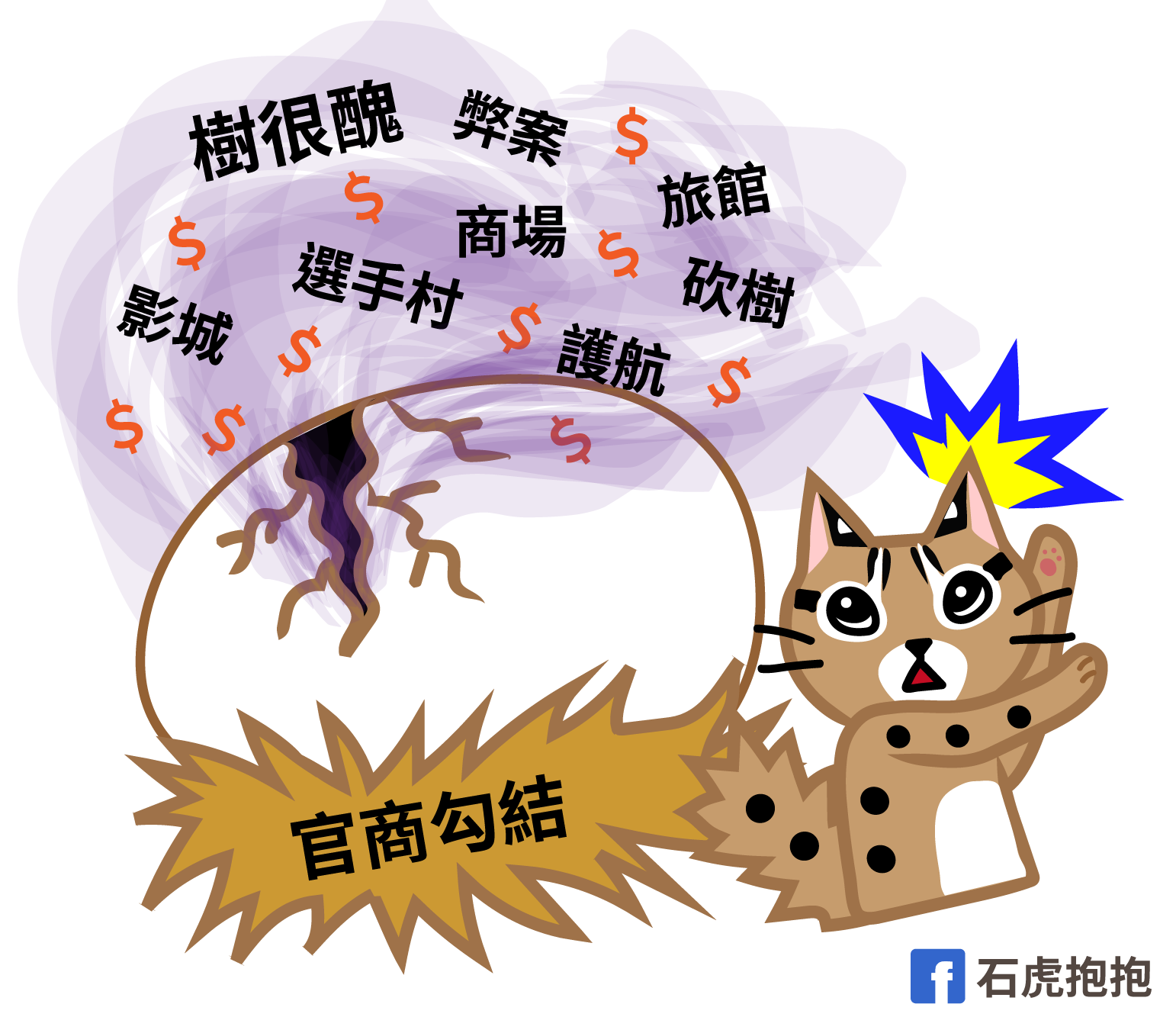 石虎抱抱Hug Taiwan Leopard Cat: ［公民石虎］臭臭大巨蛋