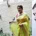 Hindi Model Raveena Tandon Stills In Traditional Green Saree