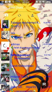 BBM MOD Naruto V2.12.0.11 Apk Terbaru 2016 BBM MOD Naruto V2.12.0.11 Apk Terbaru 2016