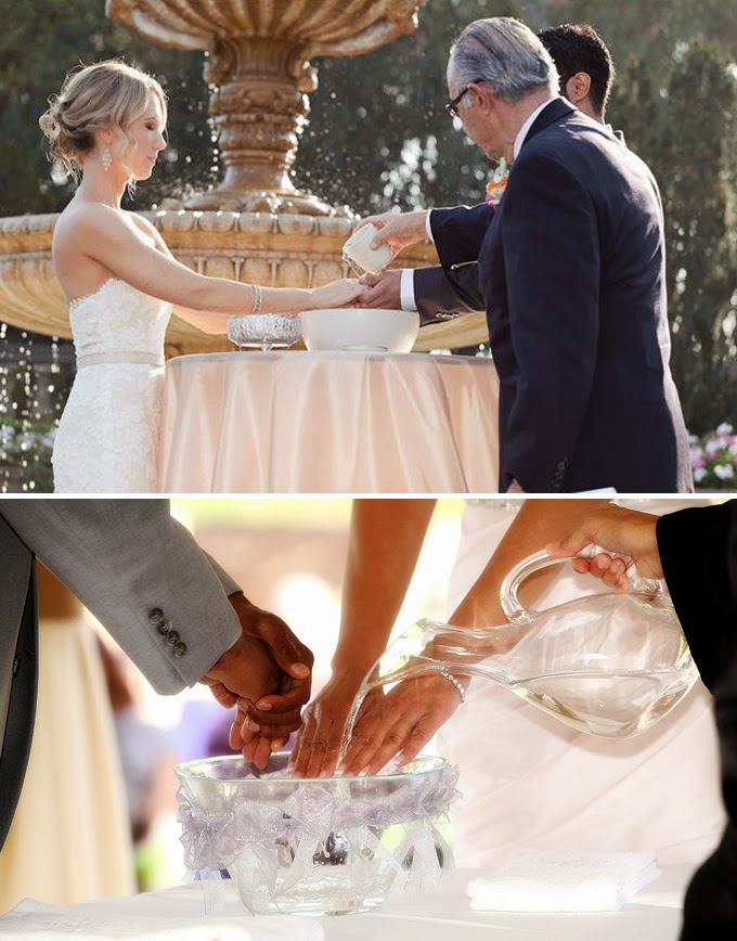 Hand Washing Wedding Unity Ceremony