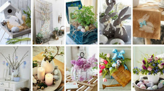easter decor with no red easter decor with no red