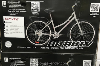 Costco 1014319 - Infinity Boss.one Womens 7-speed 700c Comfort Bicycle - great for short commutes or for leisure