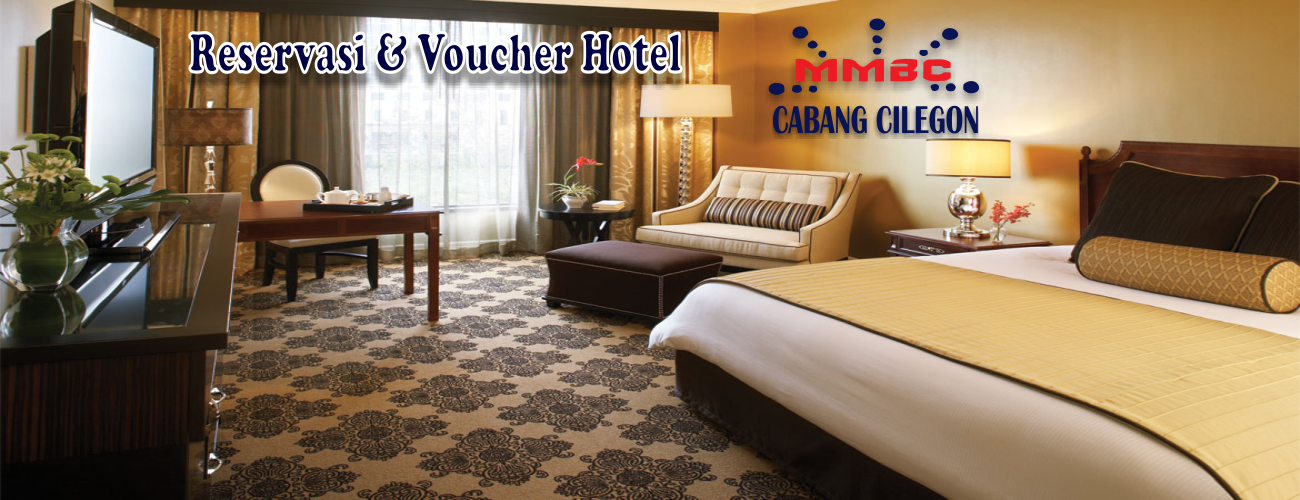 Spanduk Reservasi dan Voucher Hotel Murah dari MMBC Cabang Cilegon Tour & Travel