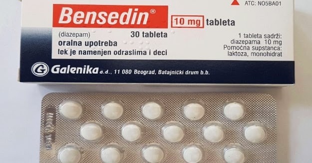 Bensedin diazepam 10mg