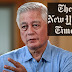 Rafael Alunan III slams New York Times: Nakakainis ang syndicated narrative to frame the Du30 administration