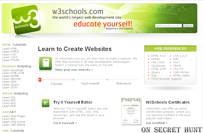 w3schools1 Top 10 Sites To Learn HTML and CSS Online For Free