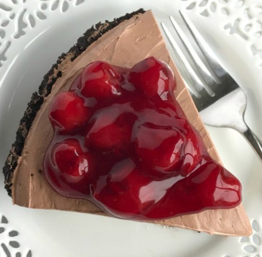No Bake Black Forest Cheesecake Pie No Bake Black Forest Cheesecake Pie