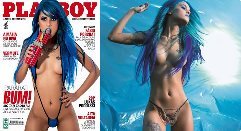 Funkeira Tati Zaqui será a capa da Playboy de Julho