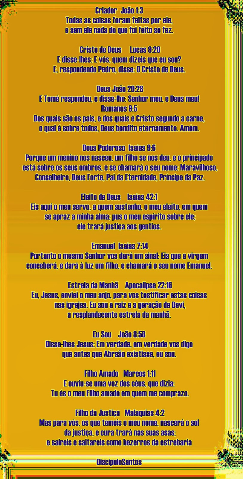 Discípulos do Verbo Todos os Nomes