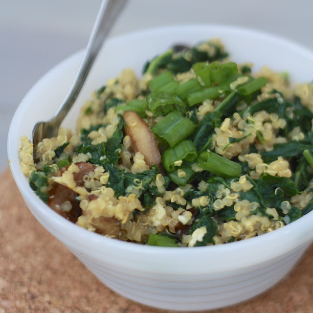 Scrambled Grains with Mushrooms | The Sweets Life