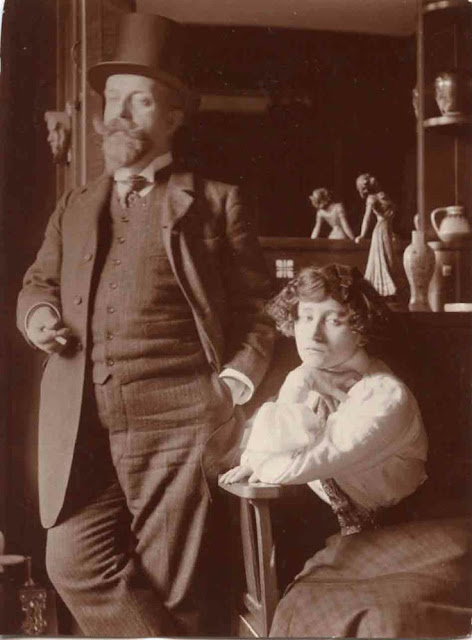 The real Willy—a little fatter—and Colette—a little plainer.